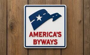 Americas Byways Road Sign Travel USA 250 Highway Interstate Freeway Scenic